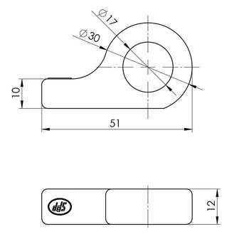 Gegenstuck zum Spannschloss SPP Z-12A