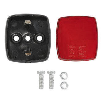 Begrenzungsleuchte rot 65x60mm PM