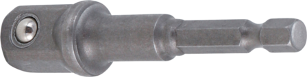 Adapter fur Bohrmaschinen Antrieb Au&szlig;ensechskant 6,3 mm (1/4) / Abtrieb Au&szlig;envierkant 12,5 mm (1/2)