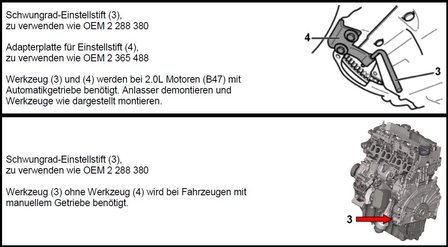 Motor-Einstell-Werkzeug-Satz fur BMW und MINI, 1.5 &amp; 2.0L Diesel