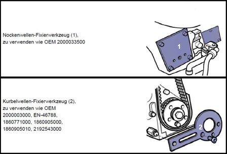 Motor-Einstellwerkzeug-Satz fur Alfa Romeo / Lancia 1.75