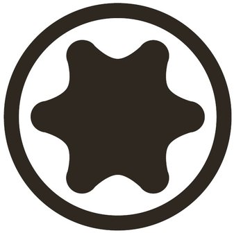 Bit Antrieb Au&szlig;ensechskant (1/4) T-Profil (fur Torx)