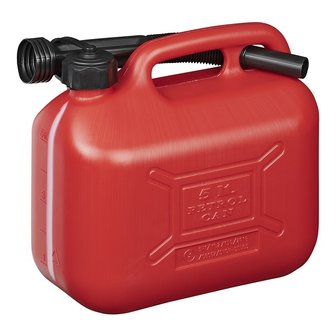 Benzinkanister 5L Kunststoff rot UN-gepruft