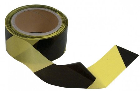 Farbbandauslass schwarz-gelb 50mm