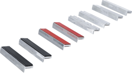 Schraubstock-Schutzbacken-Satz Aluminium 125mm 8-tlg
