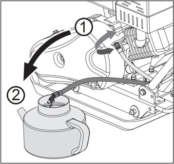 Ruttelplatte mit Benzinmotor 8.2kn