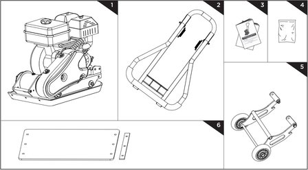 Ruttelplatte mit Benzinmotor 8.2kn