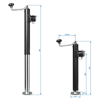 Stutzbein  ausziehbar  Heavy Duty TH52 2000