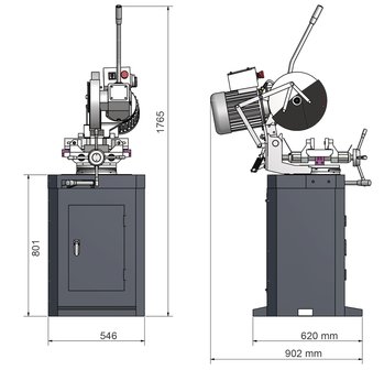 Durchmesser der Trennsage 275 mm