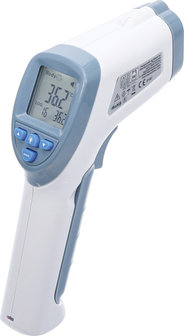 Stirn-Fieber-Thermometer kontaktlos, Infrarot fur Personen + Objekt-Messung 0 - 100&deg;
