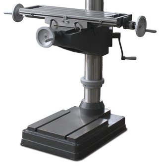 Saulenfrasmaschine Kreuztisch &amp; Bohrvorschube Durchmesser 32 mm