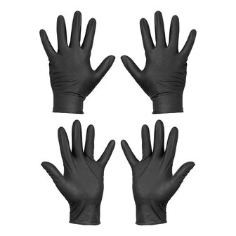 Gripp-It Nitrilhandschuhe L 4 Stuck auf Karte