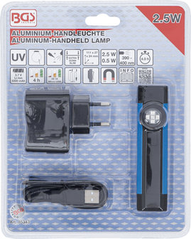 UV-Aluminium-Handleuchte 2,5 W