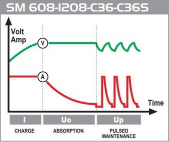 Erhaltungsladegerat 60W mit 4 Ladeprogrammen