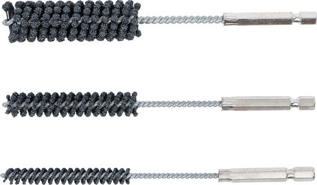 Honwerkzeug-Satz flexibel 6,3 mm (1/4) Schaft Kornung 60/80 &Oslash; 8 - 12 - 20 mm 3-tlg