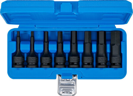 8-teiliges Impact Bit Socket Set, int. verhexen. 5-19 mm, 1/2