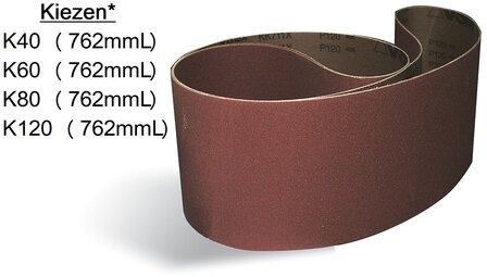 Schleifbander Metall / Holz 75x762 mm
