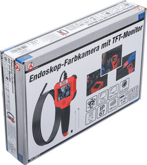 Endoskop-Farbkamera mit TFT-Monitor Kamerakopf &Oslash; 5,5 mm