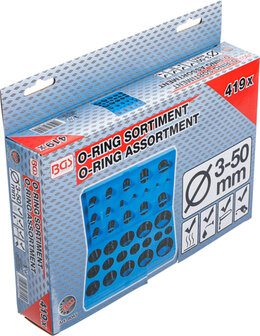 O-Ring-Sortiment diameter 3 - 50 mm 419-tlg