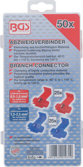 50 St&uuml;ck Branch Connector Set