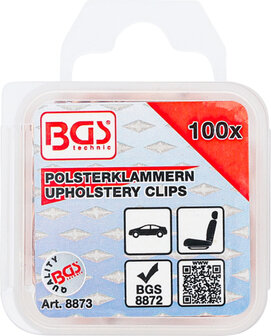 Polsterclip, 100 St&uuml;ck