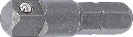 Bit-Knarren-Adapter Au&szlig;ensechskant 6,3 mm (1/4) - Au&szlig;envierkant 6,3 mm (1/4) 30 mm