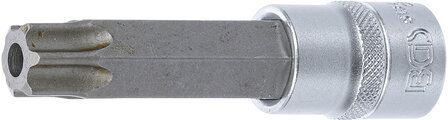 Bit-Einsatz Lange 100mm Antrieb Innenvierkant (1/2) T-Profil (fur Torx) mit Bohrung T80