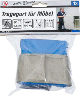 Tragegurt f&uuml;r M&ouml;bel verstellbar 100 kg