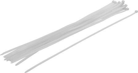 Kabelbinder-Sortiment wei&szlig; 8,0 x 600 mm 20-tlg