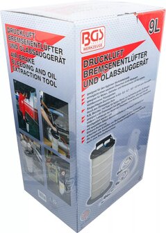 Druckluft-Bremsenentl&uuml;fter und &Ouml;labsaugger&auml;t