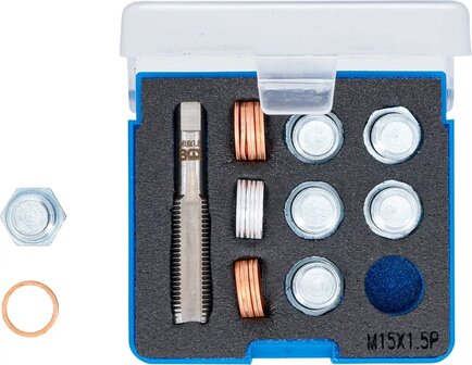 Reparatursatz f&uuml;r &Ouml;l-Ablass-Gewinde M15 x 1,5