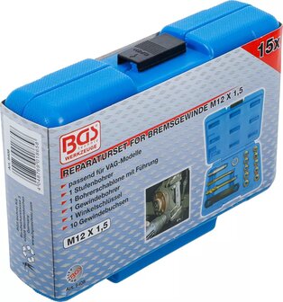 Reparatur-Satz f&uuml;r Bremsgewinde M12 x 1,5, VAG, 15-tlg.