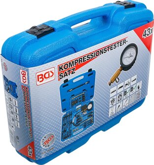 Kompressionstester-Satz f&uuml;r Benzin- und Dieselmotoren
