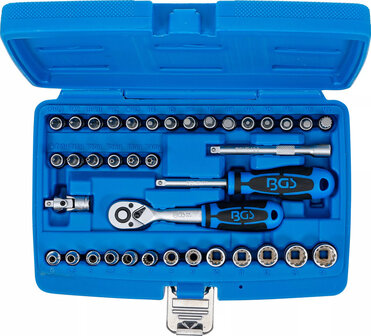 Steckschlussel-Satz Gear Lock Antrieb 6,3 mm (1/4) 38-tlg