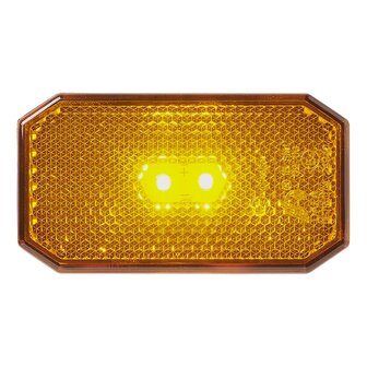 Seitenmarkierungsleuchte 12 24V orange 80 x 44 mm LED