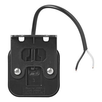 Seitenmarkierungsleuchte 12 24V orange 65 x 65 mm LED mit Halter