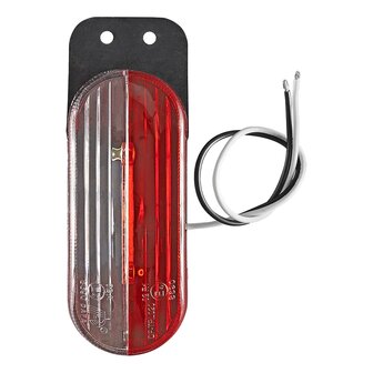 Breitenleuchte LED rot wei&szlig; links