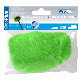 Microfaser-Pads f&uuml;r Windschutzscheiben-Wunder x2 stuks