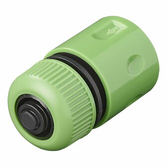 Schlauchkupplung mit Wasserstop