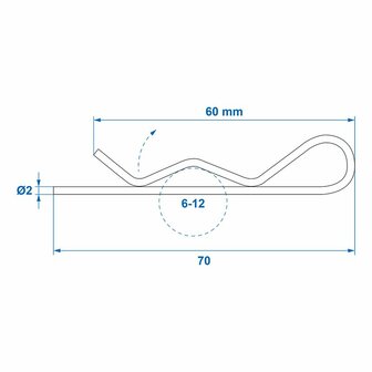 Sicherungsring einzeln 2mm 6-12mm
