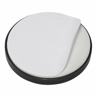 Reflektor rot 58mm selbstklebend mit Grundplatte