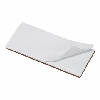 Reflektor orange 82x36mm selbstklebend
