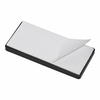 Reflektor wei&szlig; 85x39mm selbstklebend mit Grundplatte