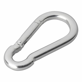 Karabinerhaken Metall 8x80mm x10 Stuck