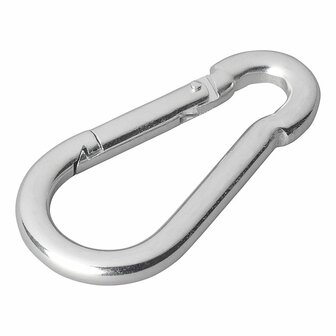 Karabinerhaken Metall 8x80mm x10 Stuck