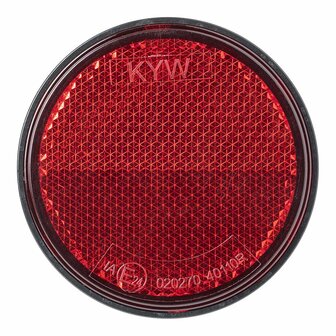 Reflektor rot 60mm mit Bolzen 5mm