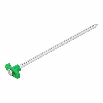 Zelthering 25cm Metall mit Kunststoffhaken