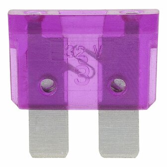 Standard 3A violette Flachsicherungen  6 Stuck