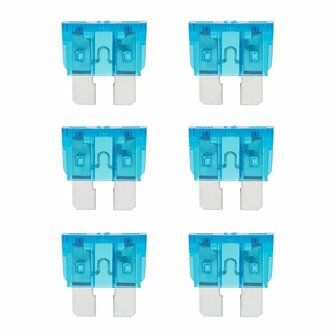 Standard 15A blaue Flachsicherungen  6 Stuck