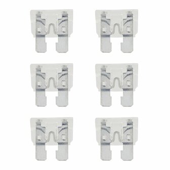 Standard 25A Neutralleiter-Flachstecksicherungen  6 Stuck